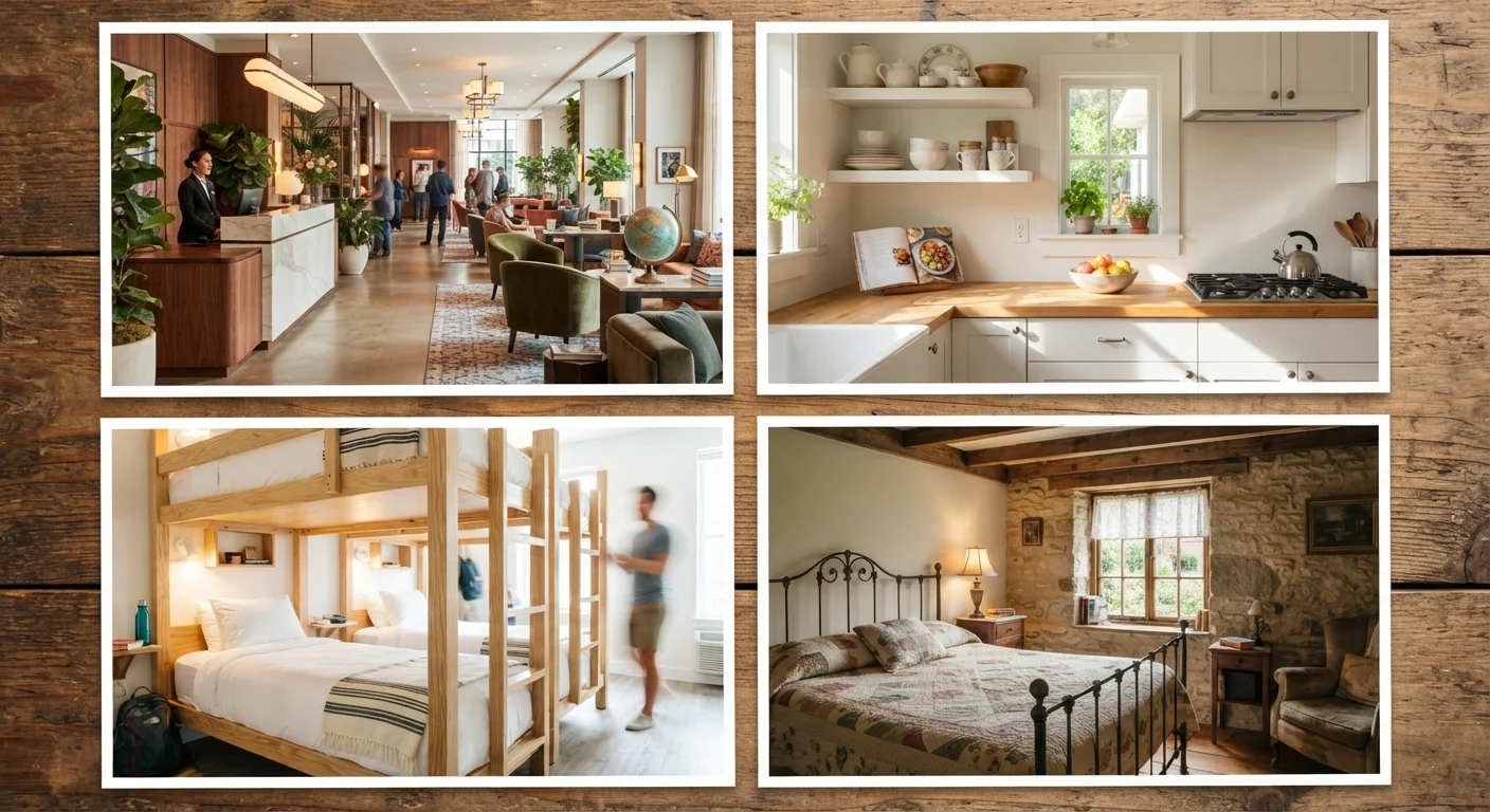 Accommodation Styles Explained: Hotels, Vacation Rentals, Hostels, and More