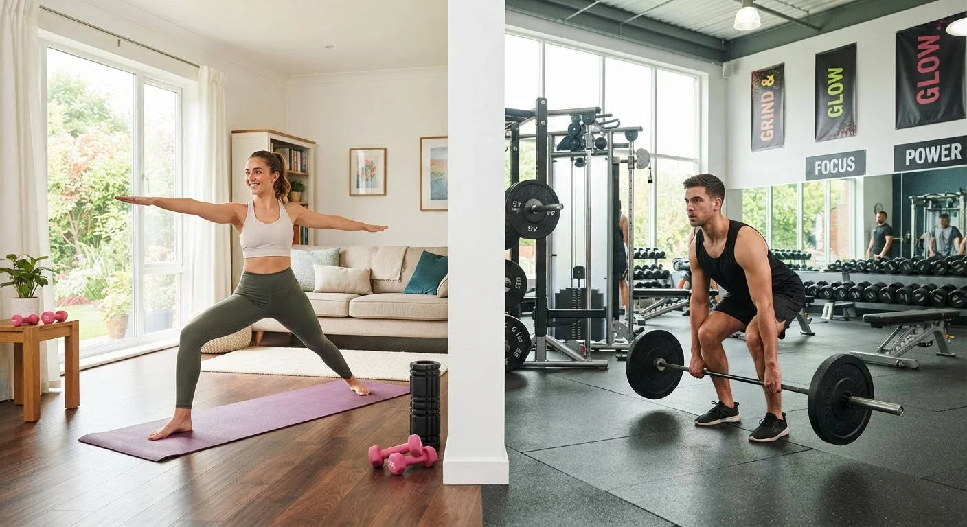 Home Workouts vs. Gym Training: Choosing the Setting That Fits Your Life