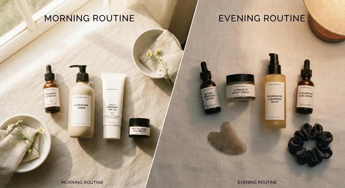 Morning Routine vs. Evening Routine: Why Timing Actually Matters in Skincare