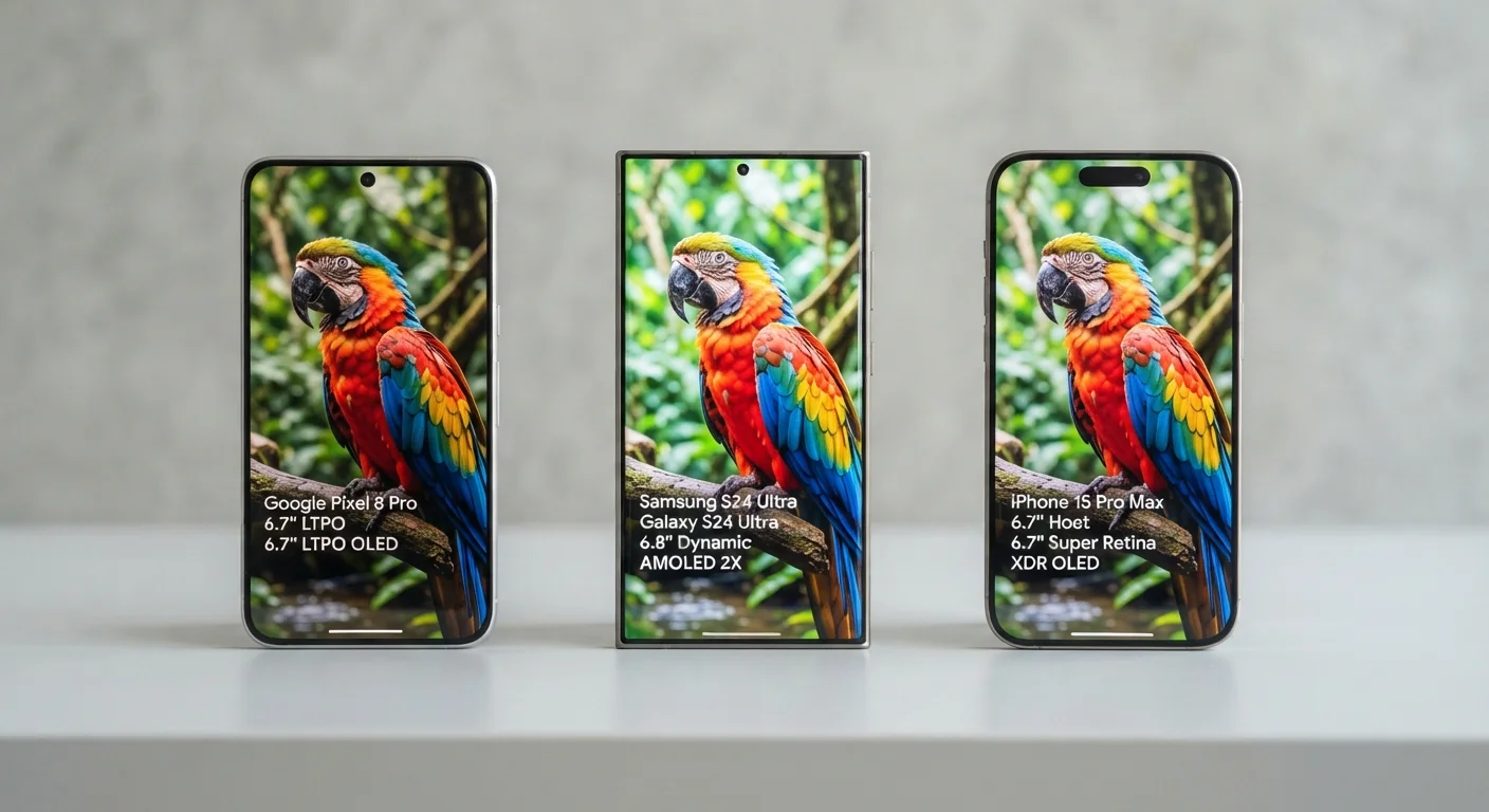 Phone Display Technologies Compared: LCD, OLED, and AMOLED