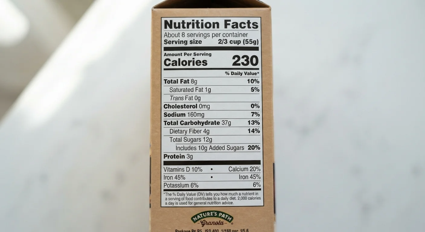 Reading a Nutrition Facts Label Without the Confusion