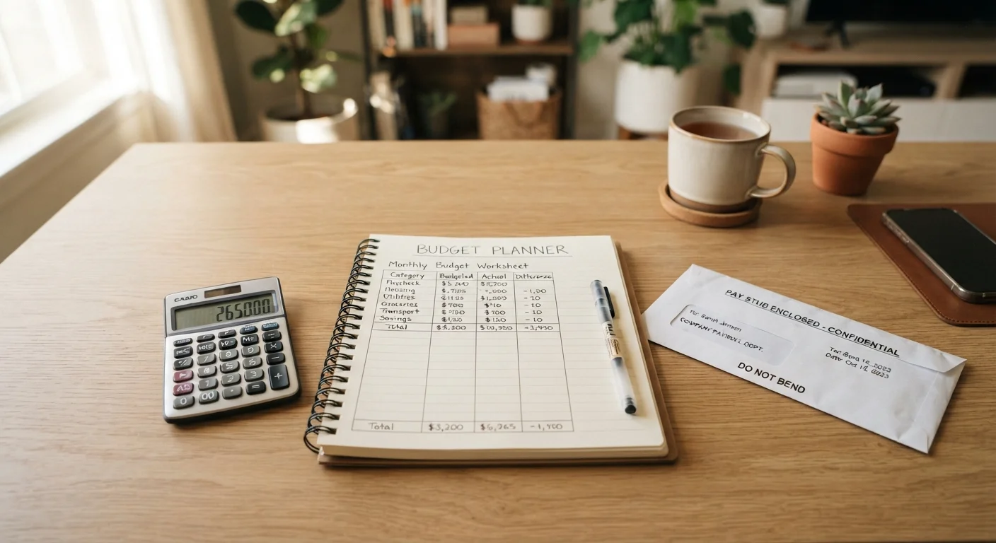 Setting Up a Monthly Budget From Your First Paycheck