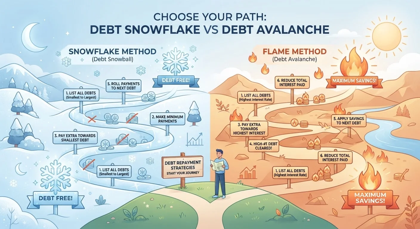The Debt Avalanche and Debt Snowball Explained